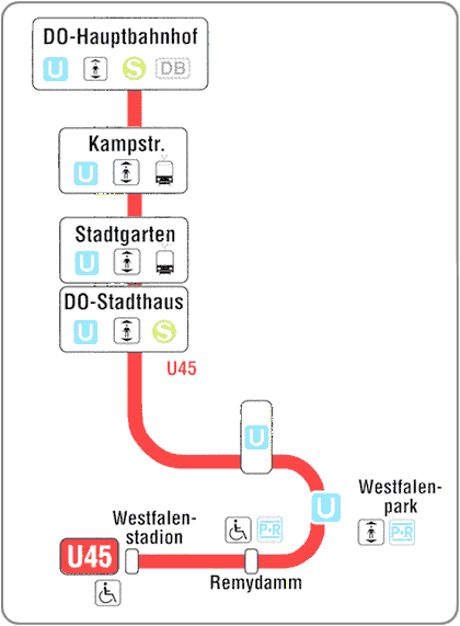 Linienplan U-Bahn